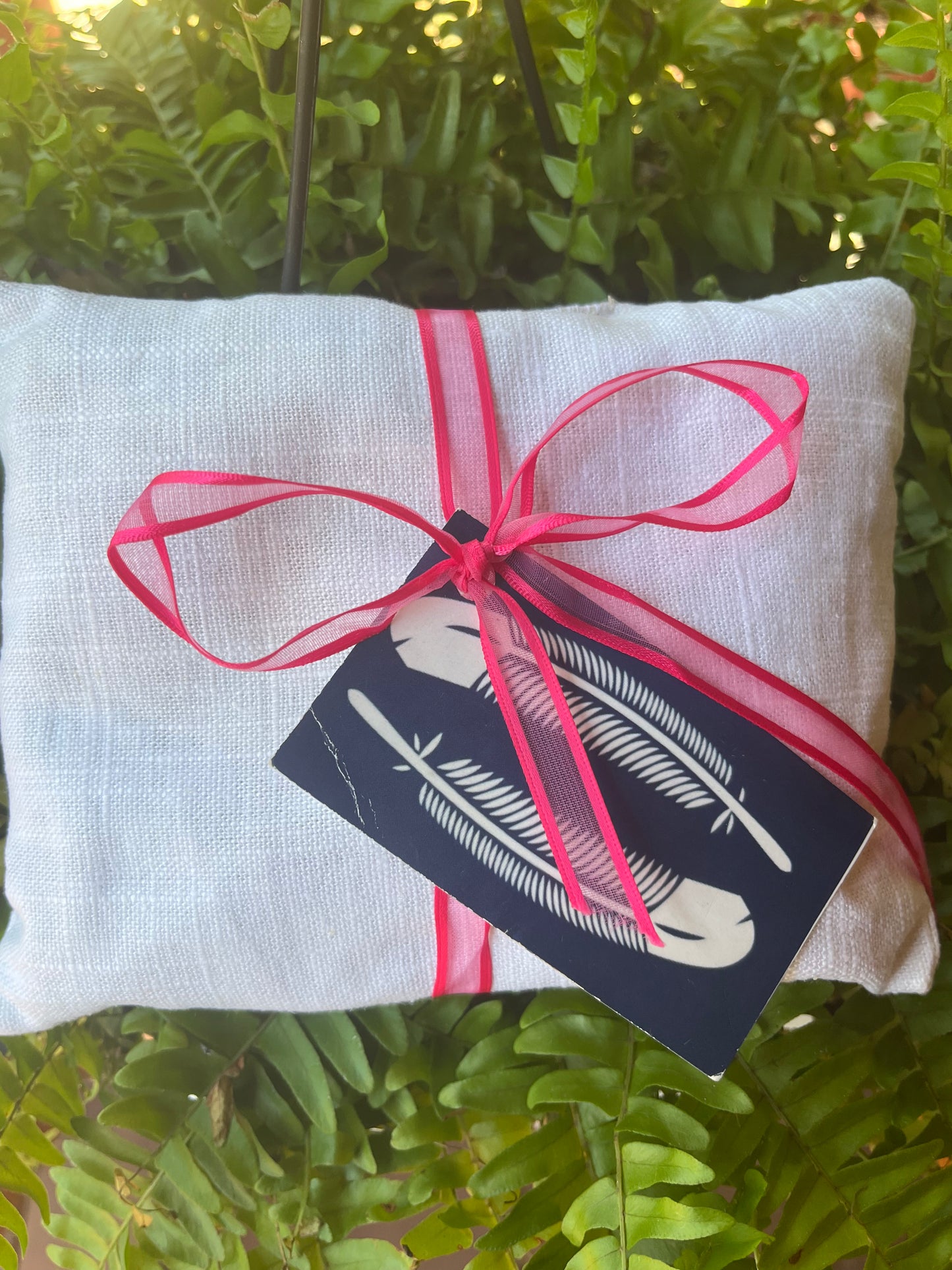 Lavender Linen Aromatherapy Pillow