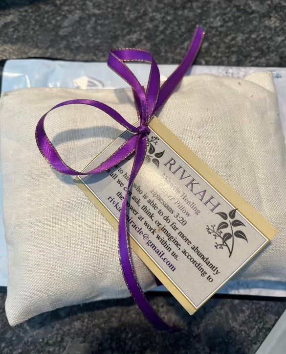 Lavender Linen Aromatherapy Pillow